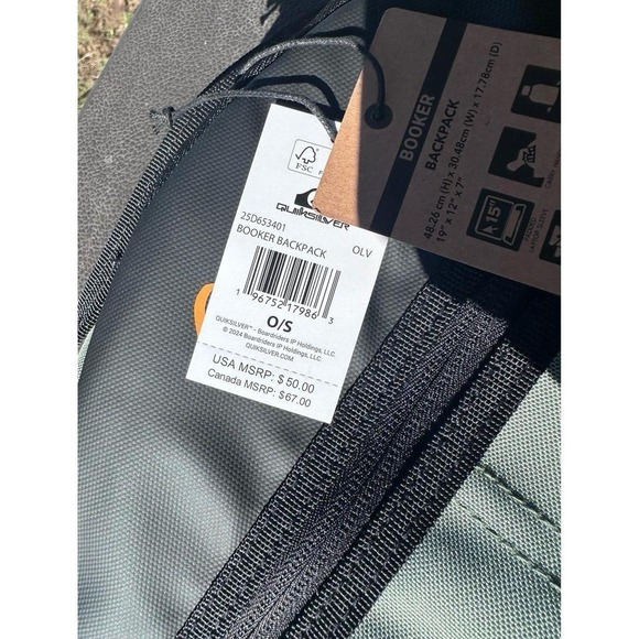 Quick Silver booker back pack - Picture 2 of 4